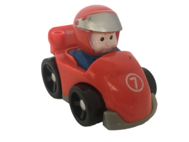 Mattel Little People Wheelie Toy Car and Driver Vehicle Red Preschool Pretend - $4.99