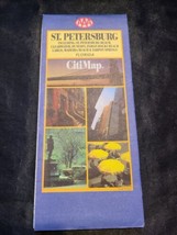 AAA St. Petersburg Including St. Petersburg Beach, Clearwater, Dunedin..Map 1996 - $8.90
