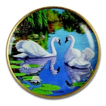 W.S George Fine China: The Swan [Bradford Exchange] Collector Plate - $48.75