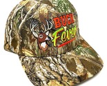 Buck Fever Logo RT Edge Camo Curved Bill Adjustable Hat - $23.47