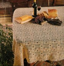 Thread Crochet Edgings Tablecloth Pineapple Doily Place Mat Ornaments PATTERNS - $12.99