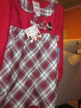 WDW Disney Mickey Mouse And Minnie Mouse Holiday Nightgown Brand New With Tags - $29.99