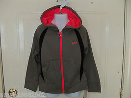 Champion Gray &amp; Pink Duo Dry Max Jacket Size 4/5 Youth NEW - $15.20
