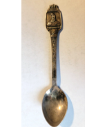Vintage Denmark Souvenir Spoon Silverplate Kobenhavn LITTLE MERMAID ON ROCK - $6.99