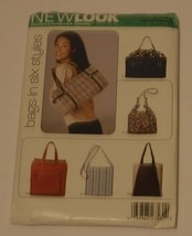 New Look Sewing Pattern # 6365 Bags in 6 Styles - $4.99