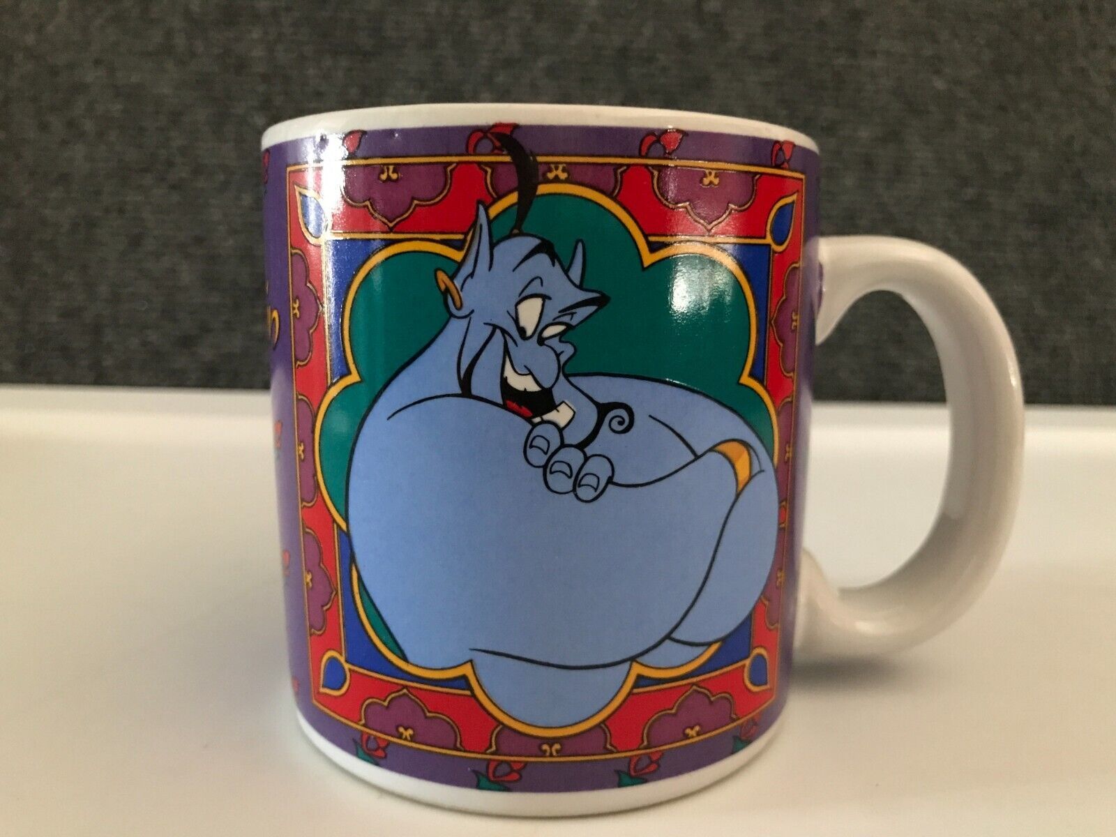 Vintage Walt Disney Classic Aladdin Coffee Mug Made in Japan with Box