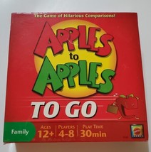 Apples To Apples To Go Card Game Travel Edition Family 2007 Mattel - $10.79