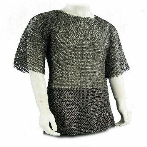 10mm Aluminum Butted chainmail armor Shirt HAUBERGEON COSTUME