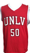 Greg Anthony Custom College Basketball Jersey Sewn Red Any Size image 1
