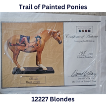 Painted Ponies Blondes #12227 Artist David De Vary signed with COA  Retired image 3