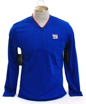 Nike Dri Fit NFL NY Giants Blue Long Sleeve 1/2 Zip Pullover Shirt Men&#39;s... - $63.10