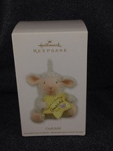 Hallmark Keepsake Ornament Godchild Christmas 2012 Lamb Sheep Star New - $9.97