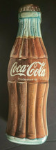 Vintage Large 13&quot; Tall Coca Cola Coke Bottle Tin With Hinged Lid 1997 - $16.99