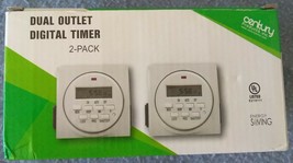 Westinghouse TimerMax Set of 2 Digislim Indoor Digital Timers 