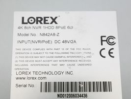 Lorex N842A8-Z 4K Ultra HD 8-Channel POE 3TB HDD NVR image 6