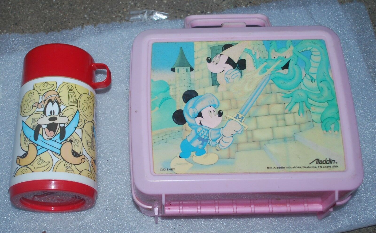 The Tick Vintage 1995 LunchBox + Thermos Aladdin Plastic Made in USA