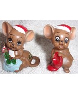 Vintage Josef Originals Christmas Mice Pair - $9.99
