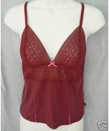 new $36 sz M DKNY Plum Stretch Microfiber Camisole MED M - $12.00