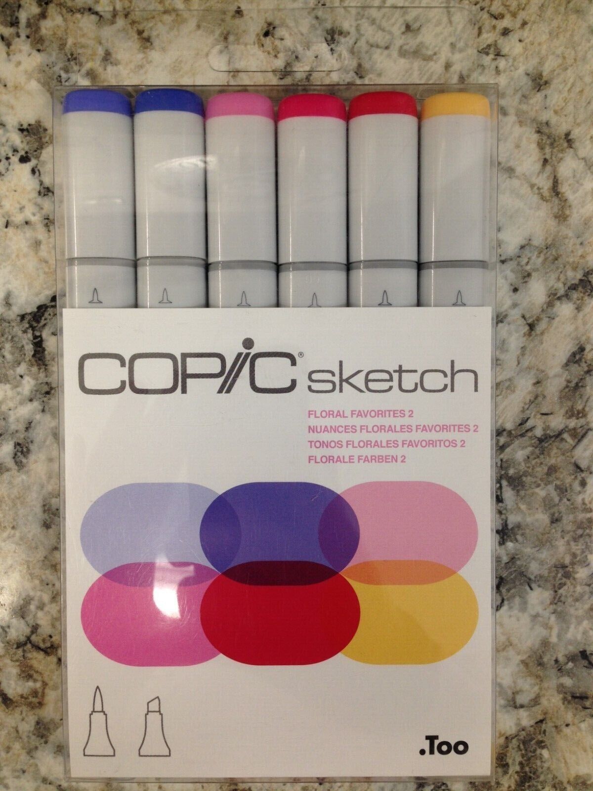 Copic Sketch Markers 6-pkg-floral Favorites 2