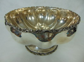 Vintage Antique .950 Sterling Silver Plateria Vigueras Mexico Punch Bowl 2464g - $3,960.00