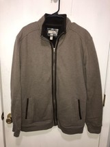 Heritage Collection By Bass Full Zip Jacket Mens XL Soft Fleece Like Lining - $14.84