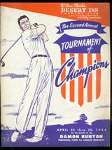 2nd Annual Tournament Of Champions Golf Program April 22 1954 - $181.88