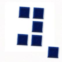 Porcelain Tiles 1.507/8 Reutter Solid Royal Blue Dollhouse Miniature - $11.82