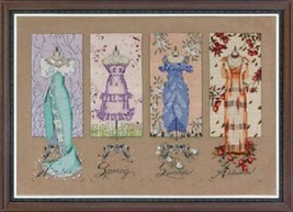MD121 "Dressmaker's Daughter" Mirabilia Design Chart With Embellishment Pack and - $98.99
