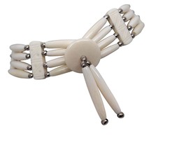 Gear American Indian Style Bone Choker Necklace, 4 - $55.14