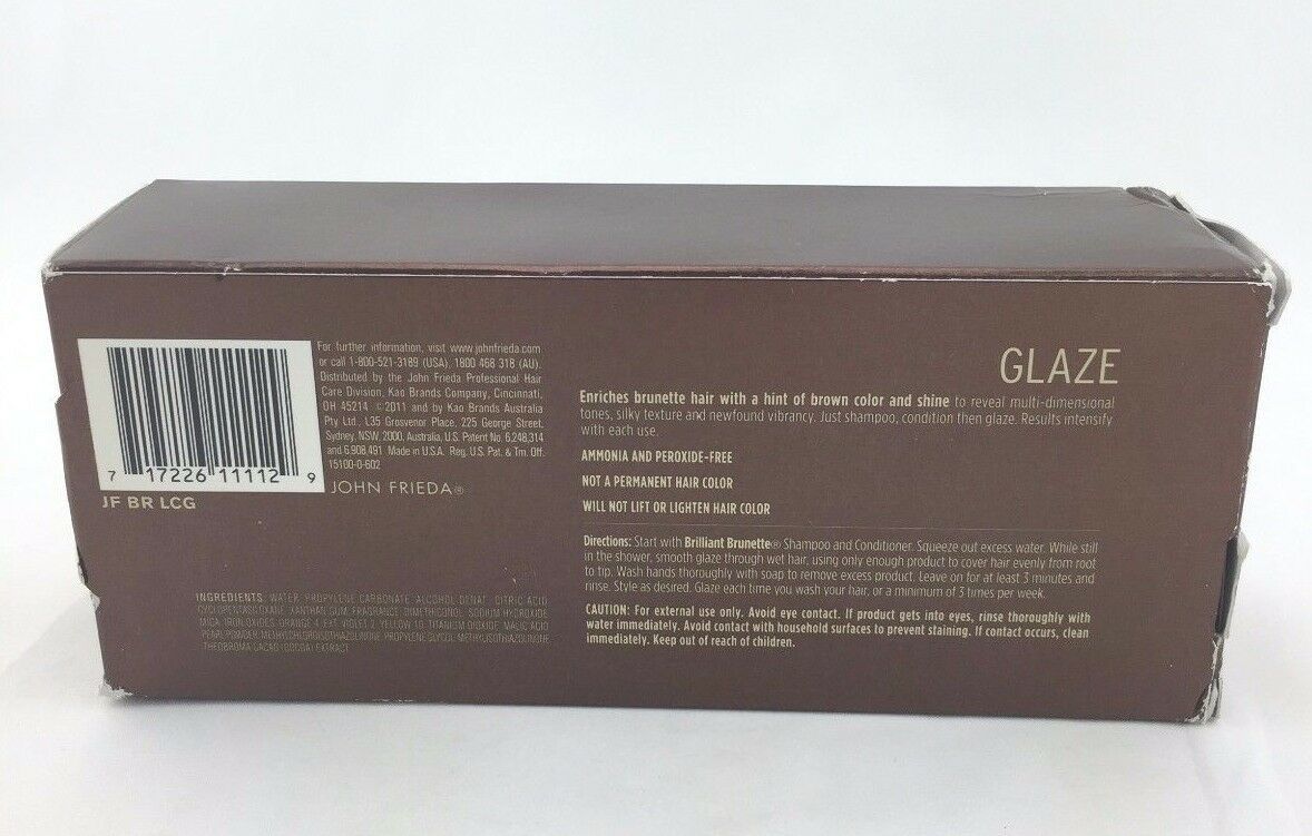 John Frieda Brilliant Liquid Shine Color Glaze Hair Color