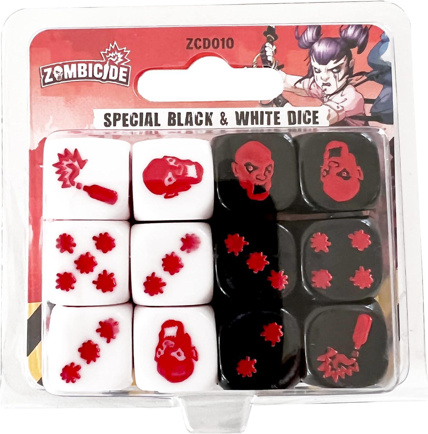 Zombicide 2nd Edition Special Black and White Dice | Board | - $39.13