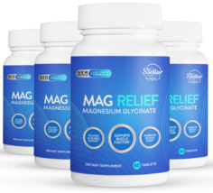 4 Pack Mag Relief, supports muscle function & relaxing-60 Tablets x4 - $126.71