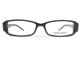 Nine West 378 FF5 Eyeglasses Frames Black Rectangular Full Rim 53-15-135 - $37.22