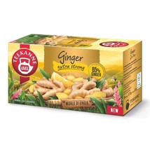 Teekanne Ginger Extra Strong tea- 20 Tea bags- Made In Germany Free Shipping - $8.90