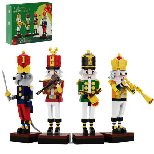 Nutcracker Building Blocks Set for Christmas MOC Model Bricks Kit with