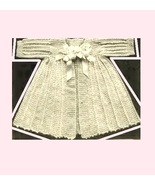 Infant Crocheted Kimono 1. Vintage Crochet Pattern for Baby Sweater PDF ... - $2.50