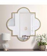 NXHOME Metal-Frame Wall Mirror -Wall Mirrors Decorative Gold 31.5×31.5 in - $133.00