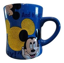 Mickey Mouse Quotes Glass Ceramic Mug - Disney Parks - $59.39