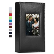  Small Photo Album 5x7 Holds 64 Photos Black Inner Page