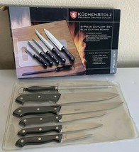 Lucite Handle Frontier Forge Steak Knives Set Of 12 Japan Mid Century  Stainless