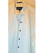 Diamante Couture Collection Men&#39;s Dress Tuxedo Shirt White, Pintuck, 161... - $10.39