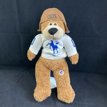 Indianapolis Colts Plush Bear Good Stuff Plush NFL13 inch Old Style AFC Vintage - $18.65