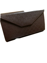 New Gucci Sunglasses Tri Fold Faux Leather Case  Large - $26.82