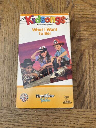 Kidsongs What I want To Be VHS - VHS Tapes