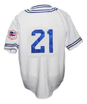Roberto Clemente #21Santurce Retro Baseball Jersey White Any Size image 2