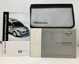 2005 Nissan Quest Owners Manual Set with Handbook With Case OEM H04B21009 - $35.99
