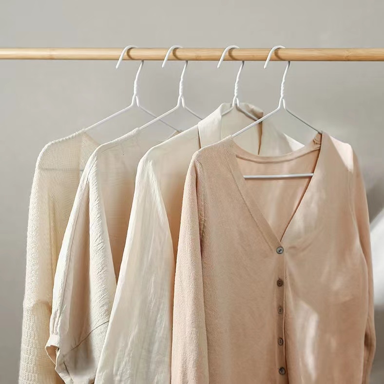 Clothes drying hangers, 10 pack antislip metal clothes