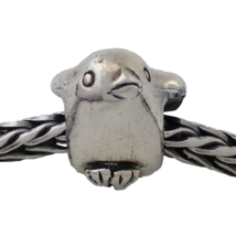 Authentic Trollbeads Chick Sterling Silver Bead Charm, 11338, New - $32.29