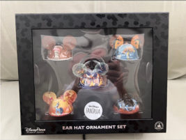 Disney Parks Fantasia Ears Hat Ornament Set of 5 NEW