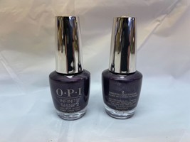 O.P.I Infinite Shine 2 Nail Polish Long Wear Vampsterdam Purple 15ml X 2... - $19.79